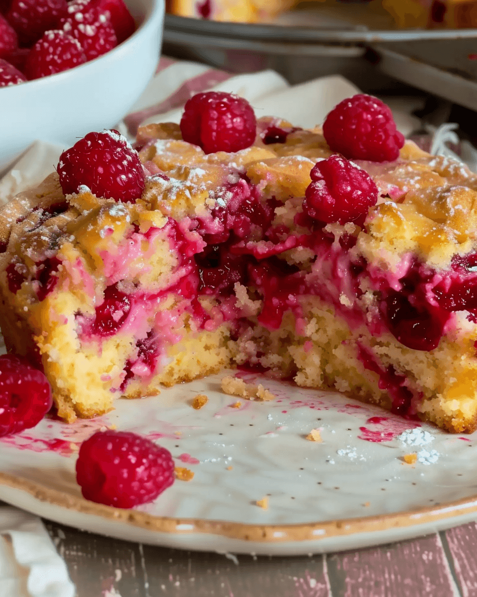 Cake for Breakfast! Make-Ahead Raspberry Protein Treat Recipe